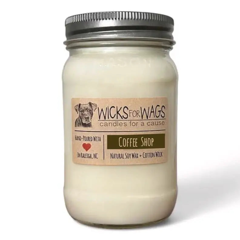 Wicks for Wags - Candles For A Cause - Large Mason Jar