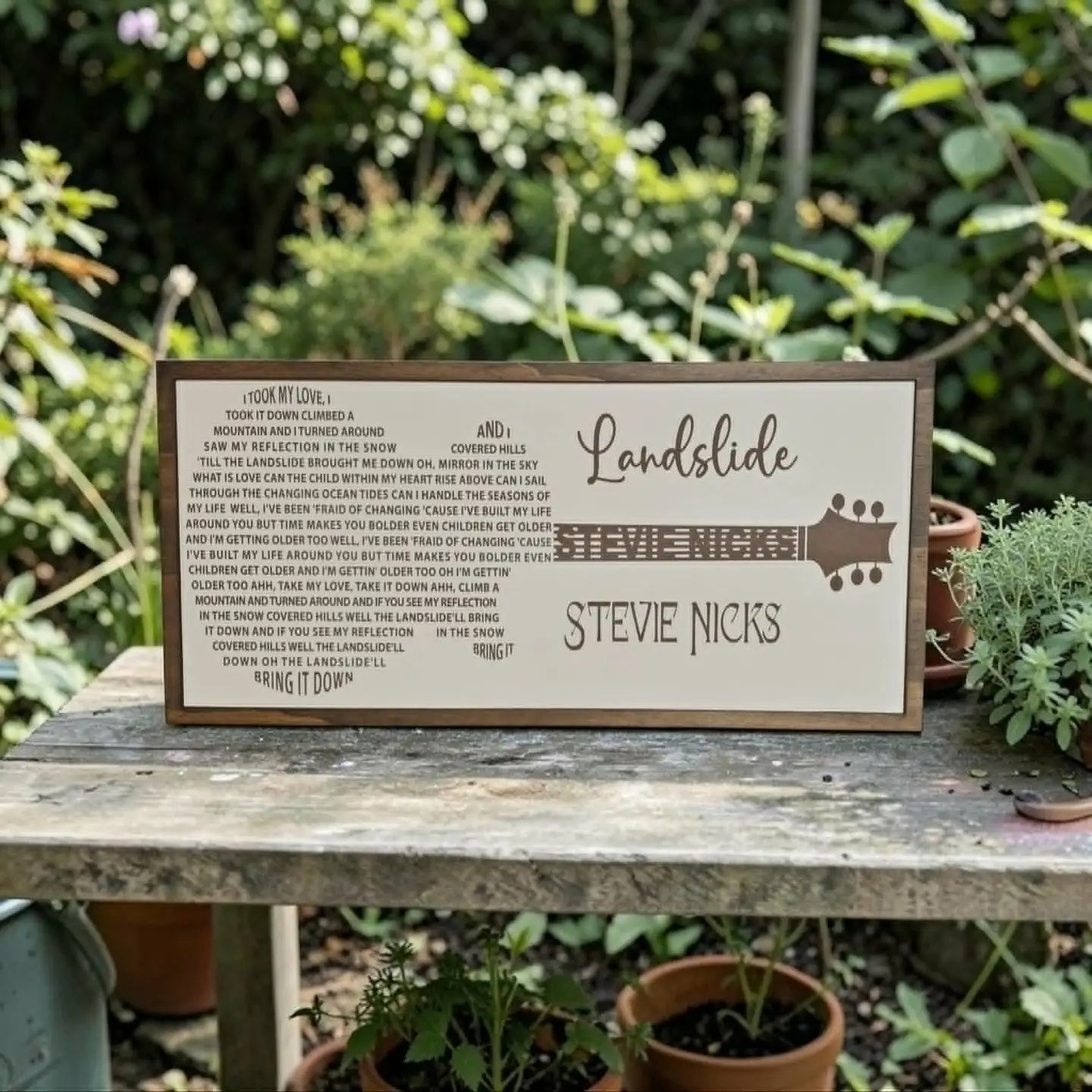 Stevie Nicks Landslide Lyrics Sign