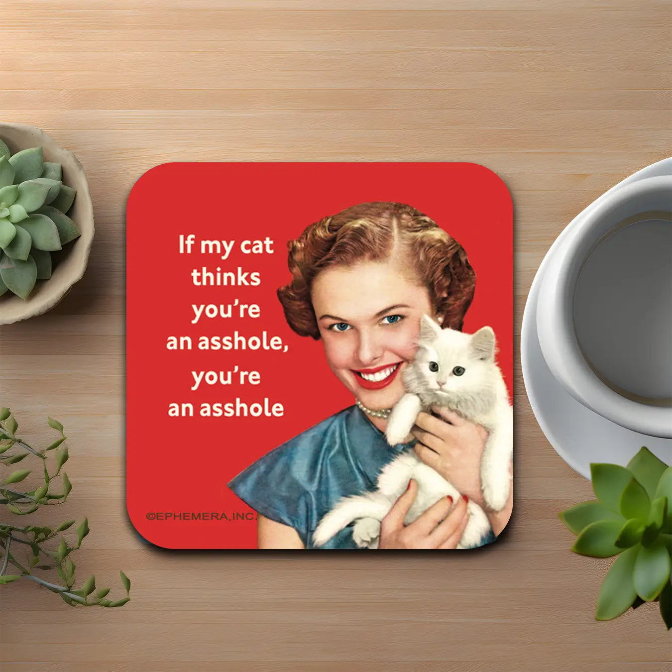 If My Cat Thinks... Coaster