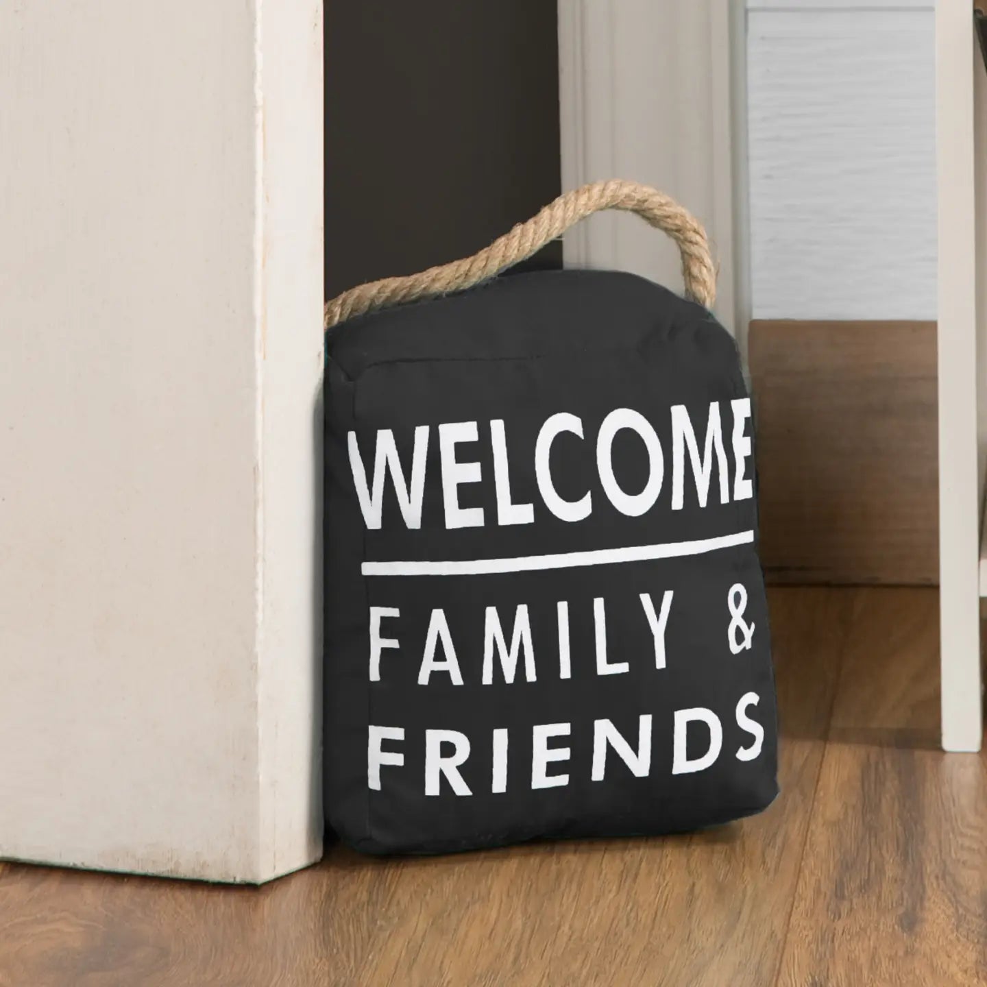 Door Stopper - Welcome Family & Friends