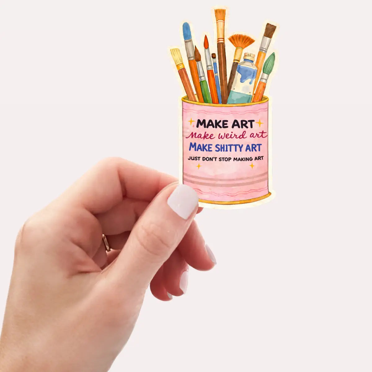 Make Art Sticker