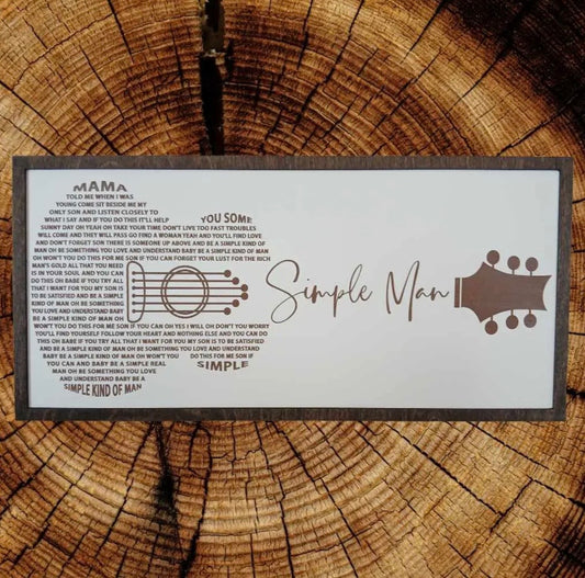 Lynyrd Skynyrd Simple Man Lyrics Sign