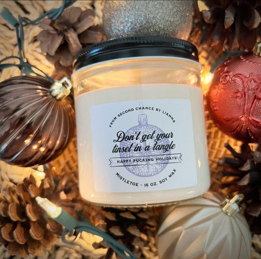 Don’t Get Your Tinsel in a Tangle - Potty Mouth Candle