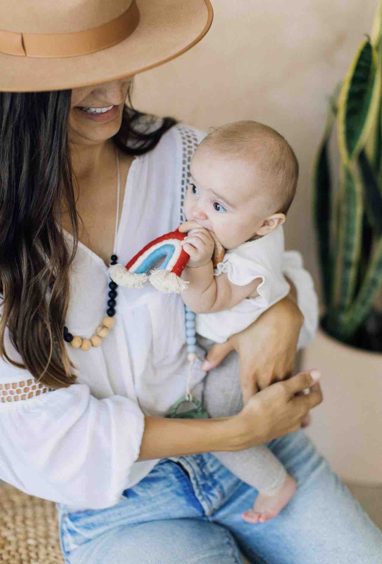 Macrame Rainbow Teether