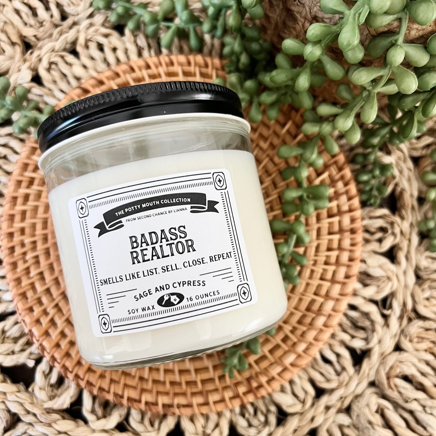 Badass Realtor - Potty Mouth Candle