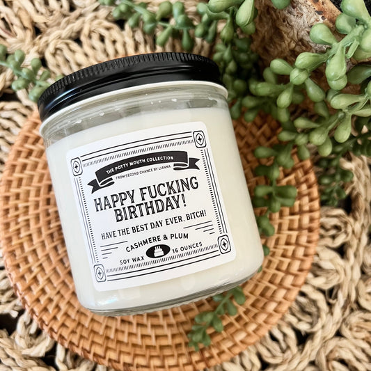 Happy Fucking Birthday! - Potty Mouth Candle