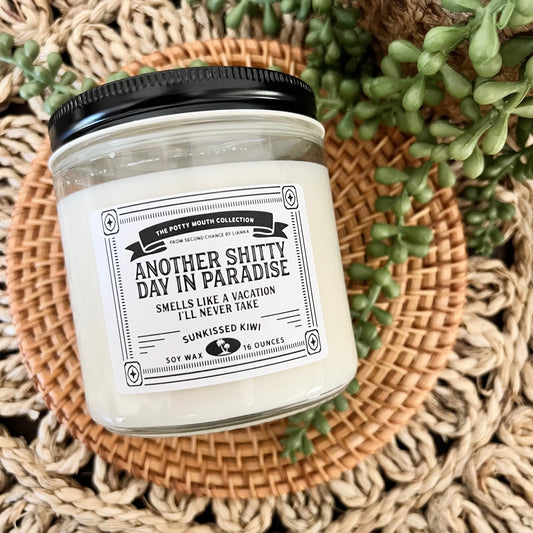 Another Shitty Day In Paradise - Potty Mouth Candle