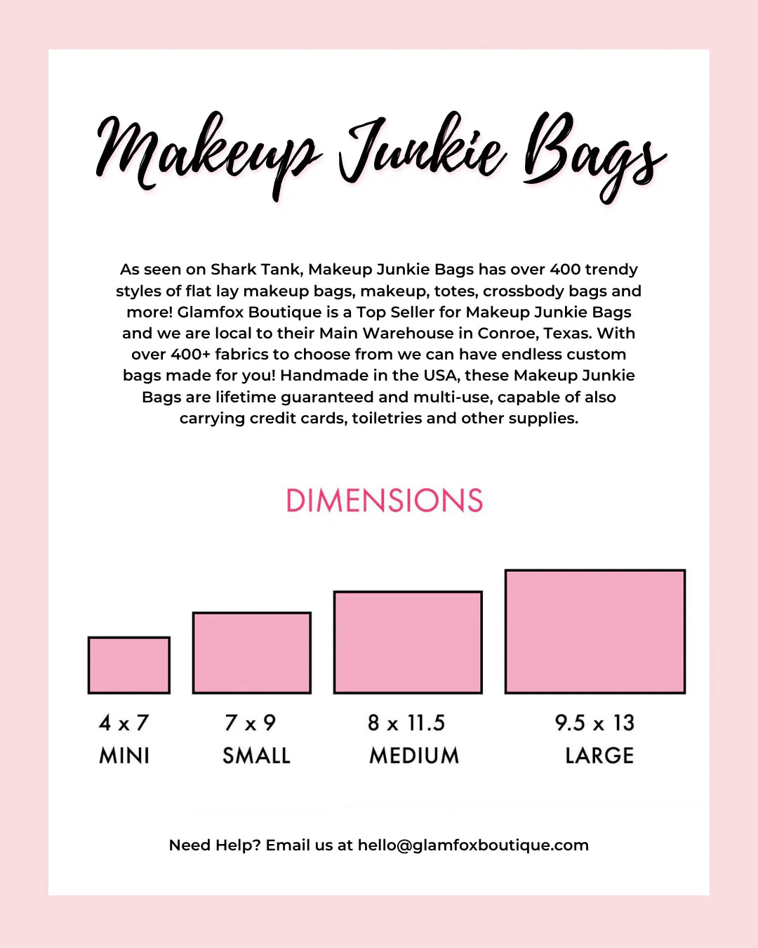 Makeup Junkie Bags