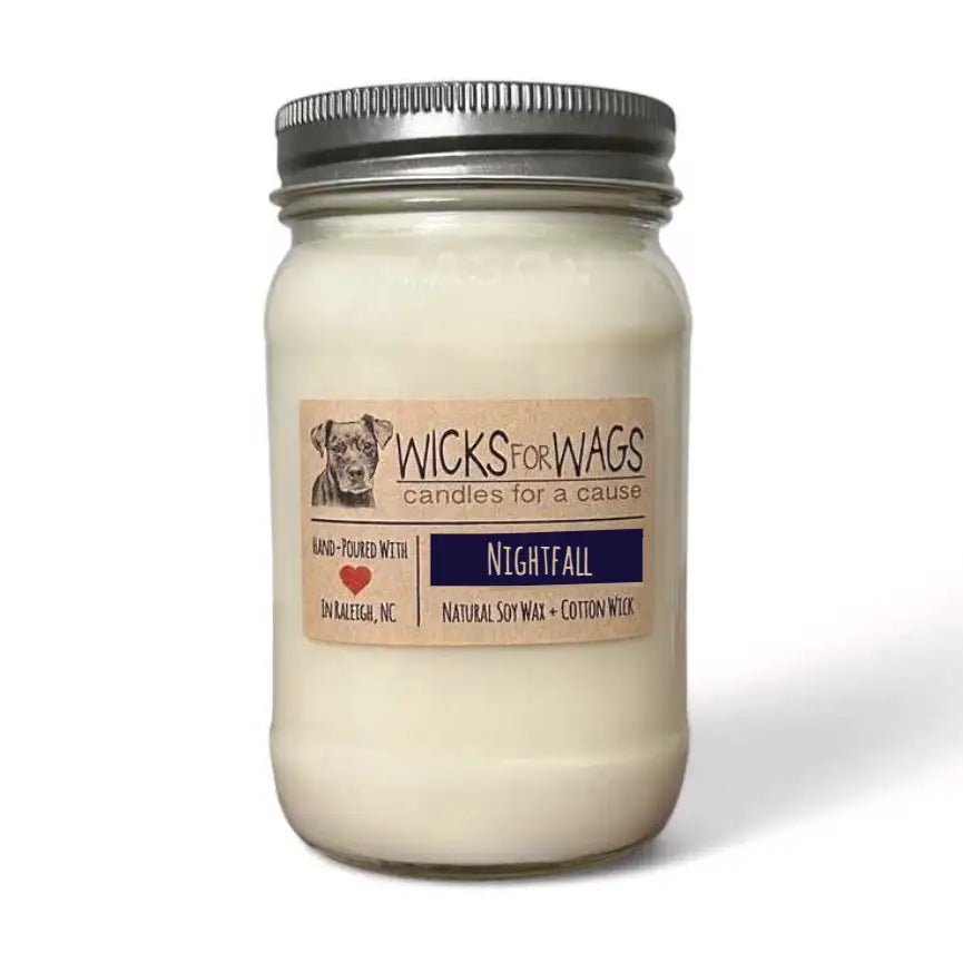 Wicks for Wags - Candles For A Cause - Large Mason Jar