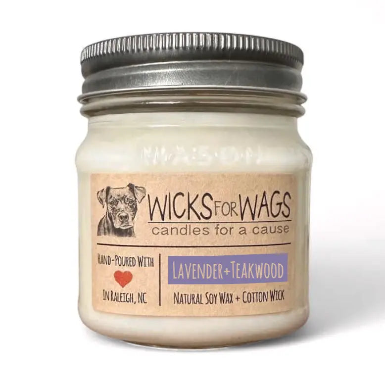 Wicks for Wags - Candles For A Cause - Small Mason Jar