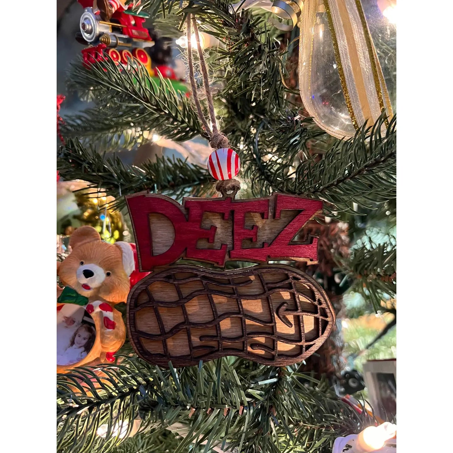 Deez Nuts Wood Ornament