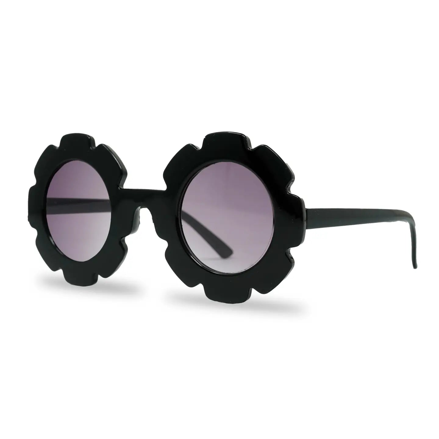 Kids Sunglasses - Black Flower