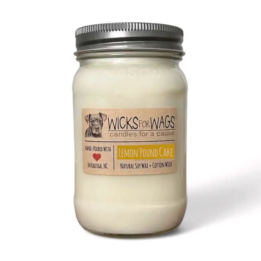 Wicks for Wags - Candles For A Cause - Large Mason Jar
