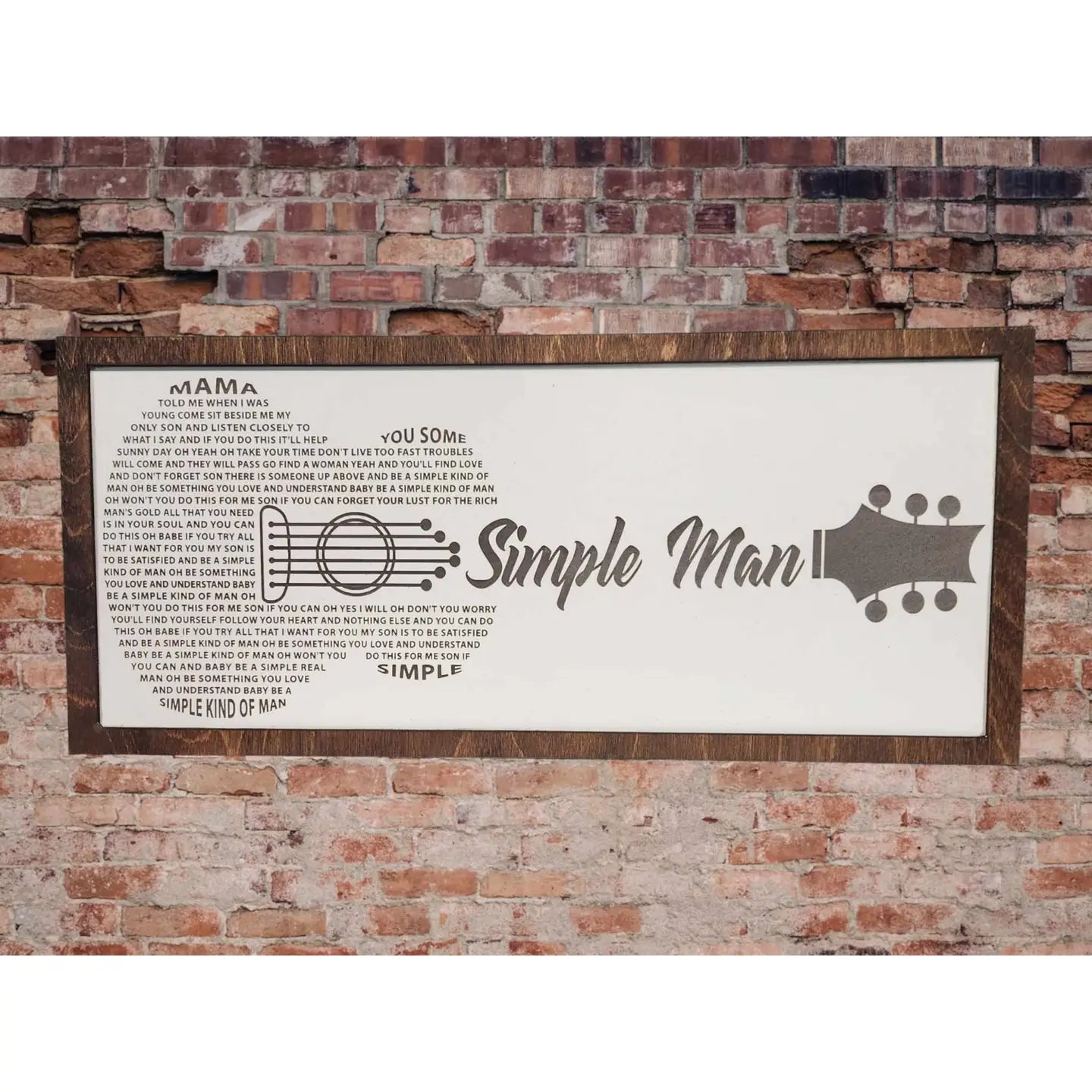 Lynyrd Skynyrd Simple Man Lyrics Sign