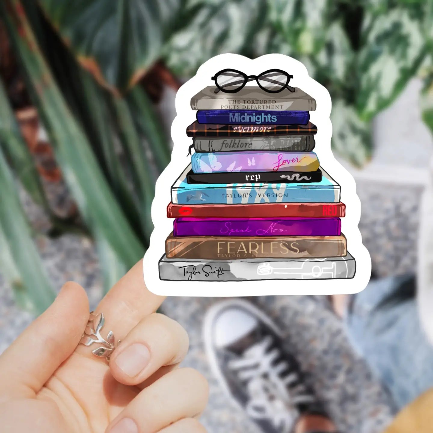 Ts Album As Books Sticker