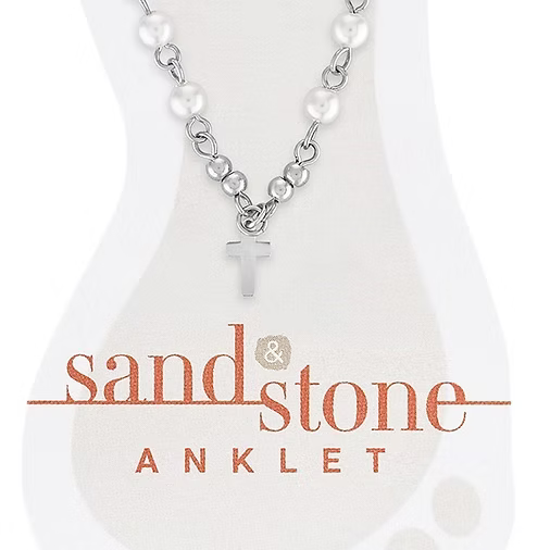 Sand & Stone Anklets (Silver)