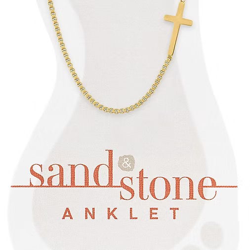 Sand & Stone Anklets (Gold)