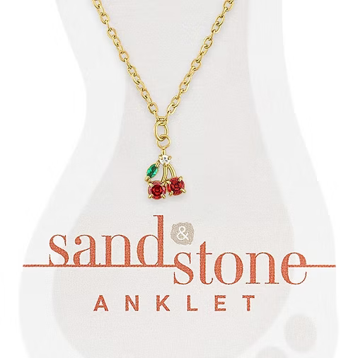 Sand & Stone Anklets (Gold)