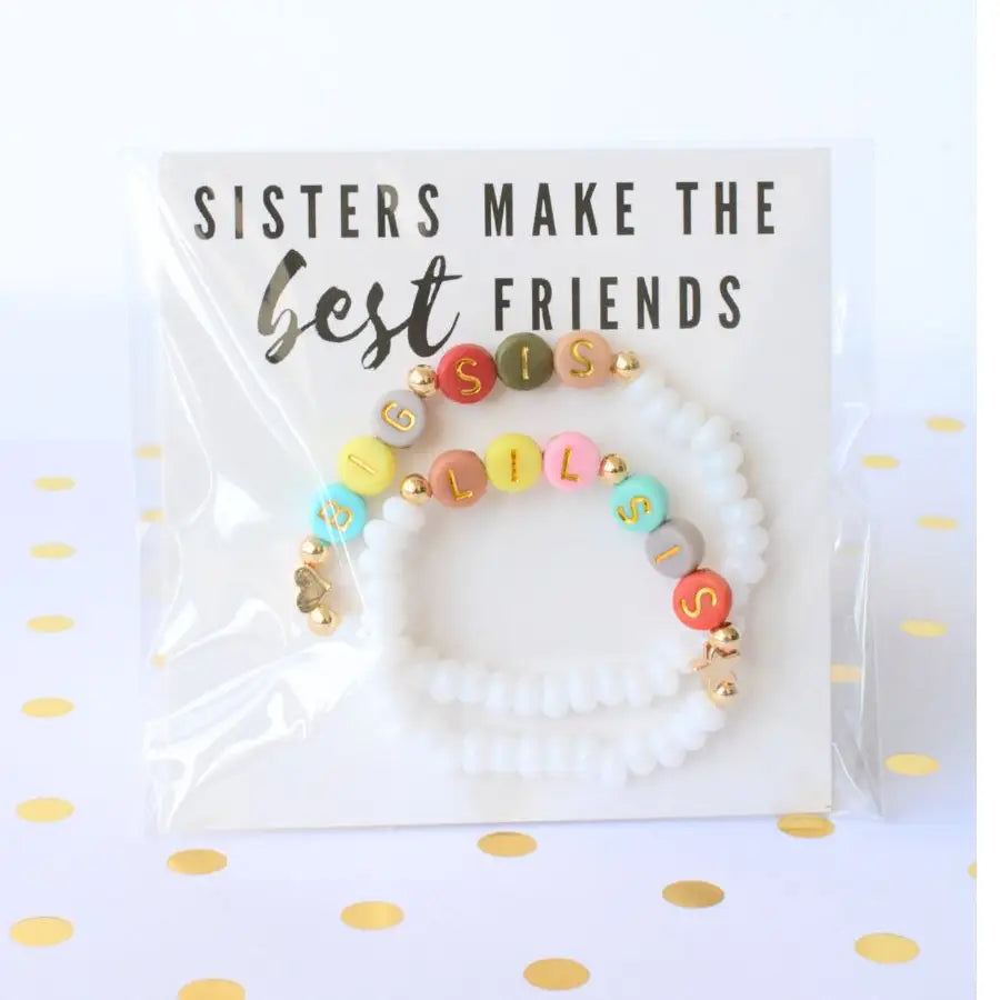 Big Sis Lil Sis Matching Bracelet Set