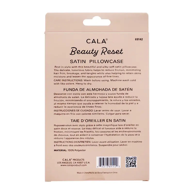 Ivory Beauty Reset Satin Pillowcase