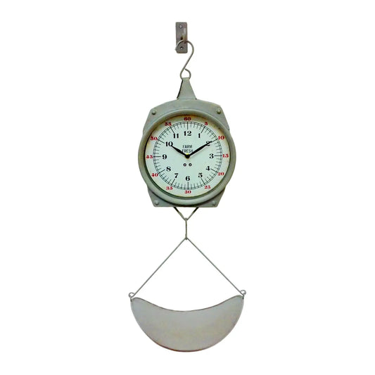 Hanging Scale Wall Clock