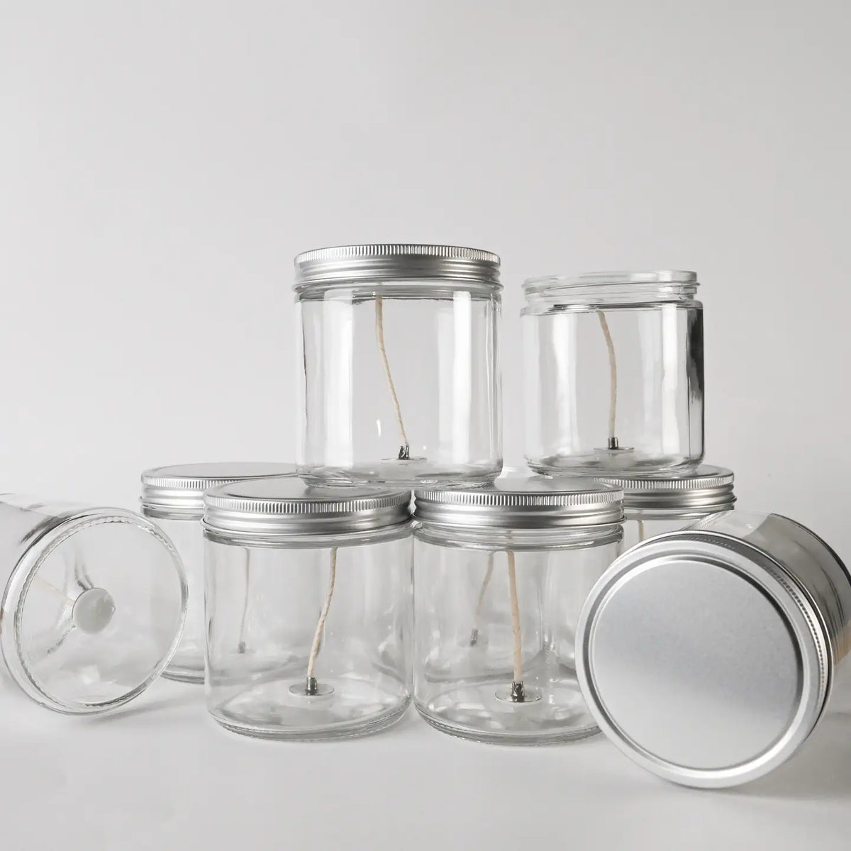 Candle Bar - 10 oz Glass Wicked Jar with Lid