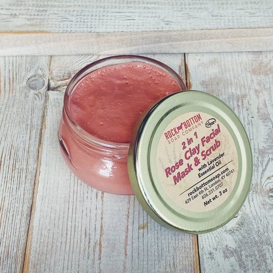 Rose Clay Facemask/Scrub