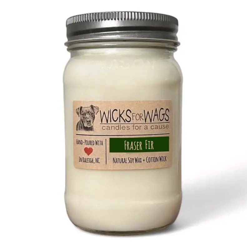 Wicks for Wags - Candles For A Cause - Large Mason Jar