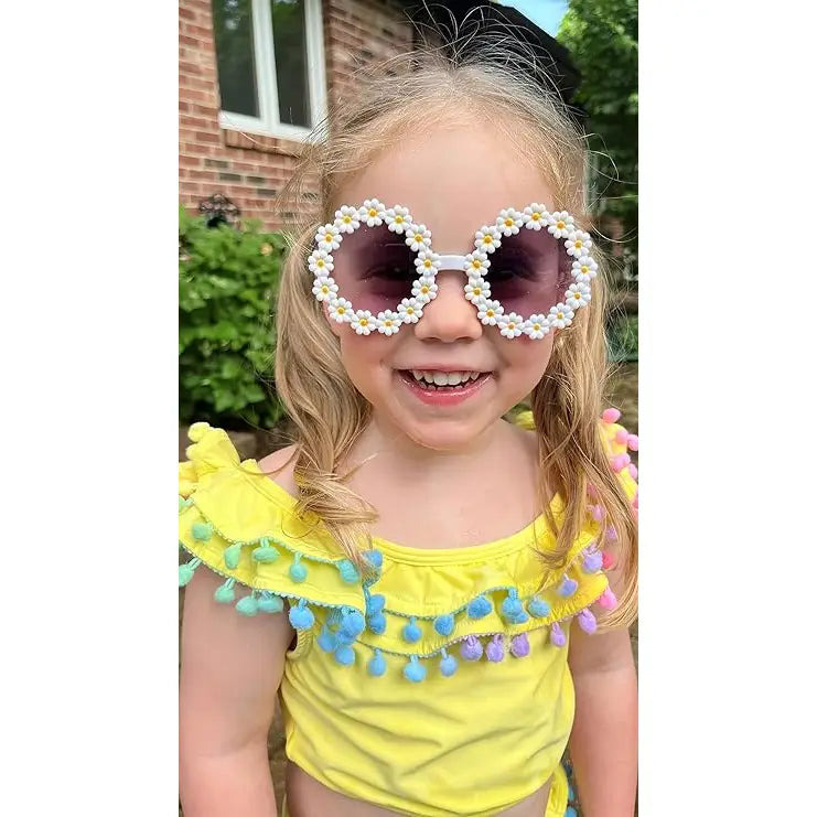 Kids Sunglasses - Daisy Flower