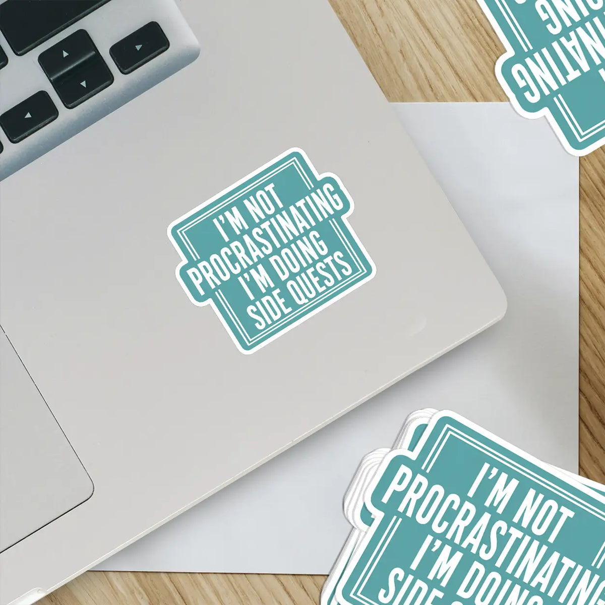 I'm Not Procrastinating I'm Doing Side Quests Sticker