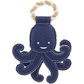 Out of Reach Canvas Dog Toy On Rope