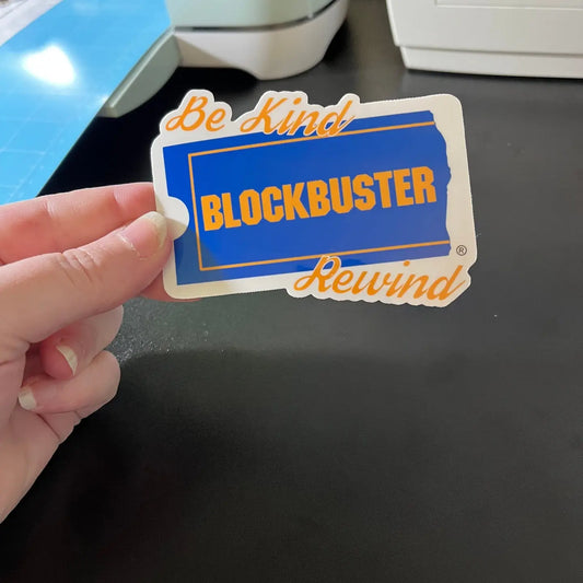 Be Kind Rewind, Blockbuster Vinyl Sticker