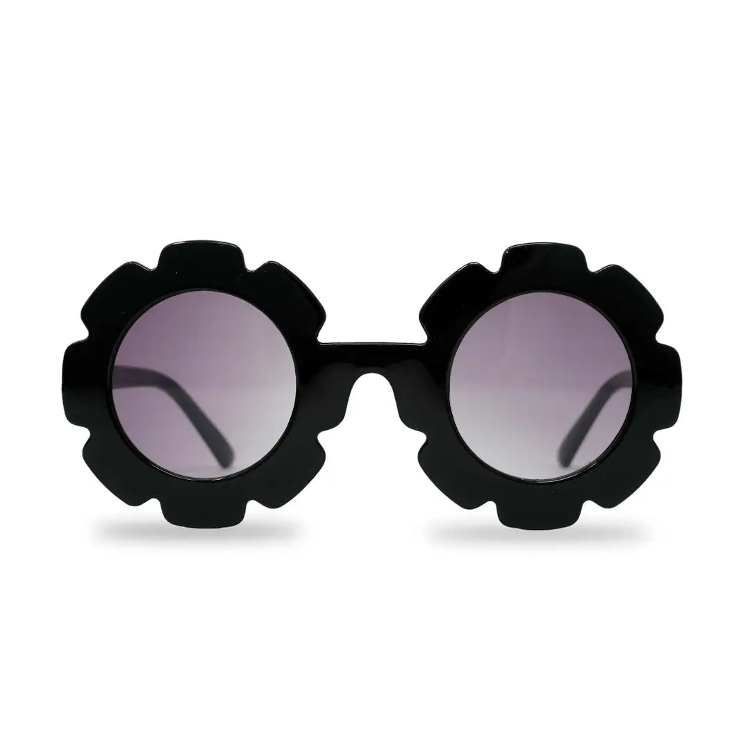 Kids Sunglasses - Black Flower