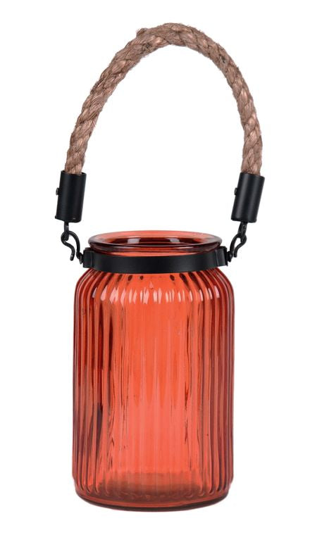 Jar with Rope - Orange