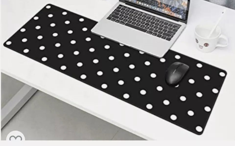 SOAR Tech Elevated Desk Pad Polka Dot, 31.5" x 11.8"